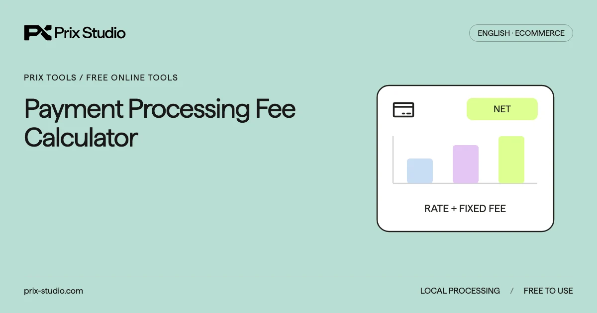 Payment Processing Fee Calculator