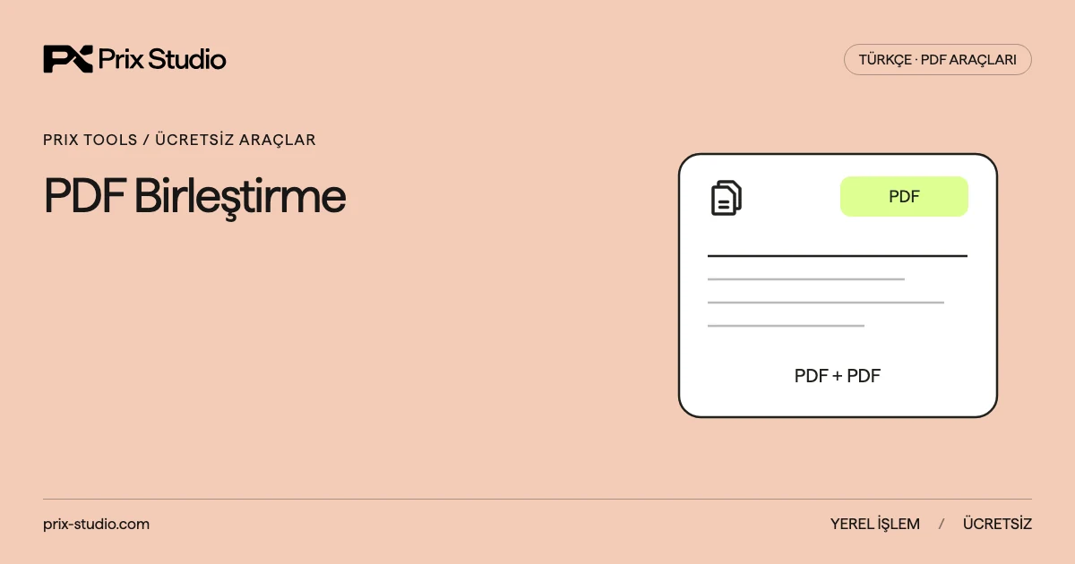 PDF Birleştirme