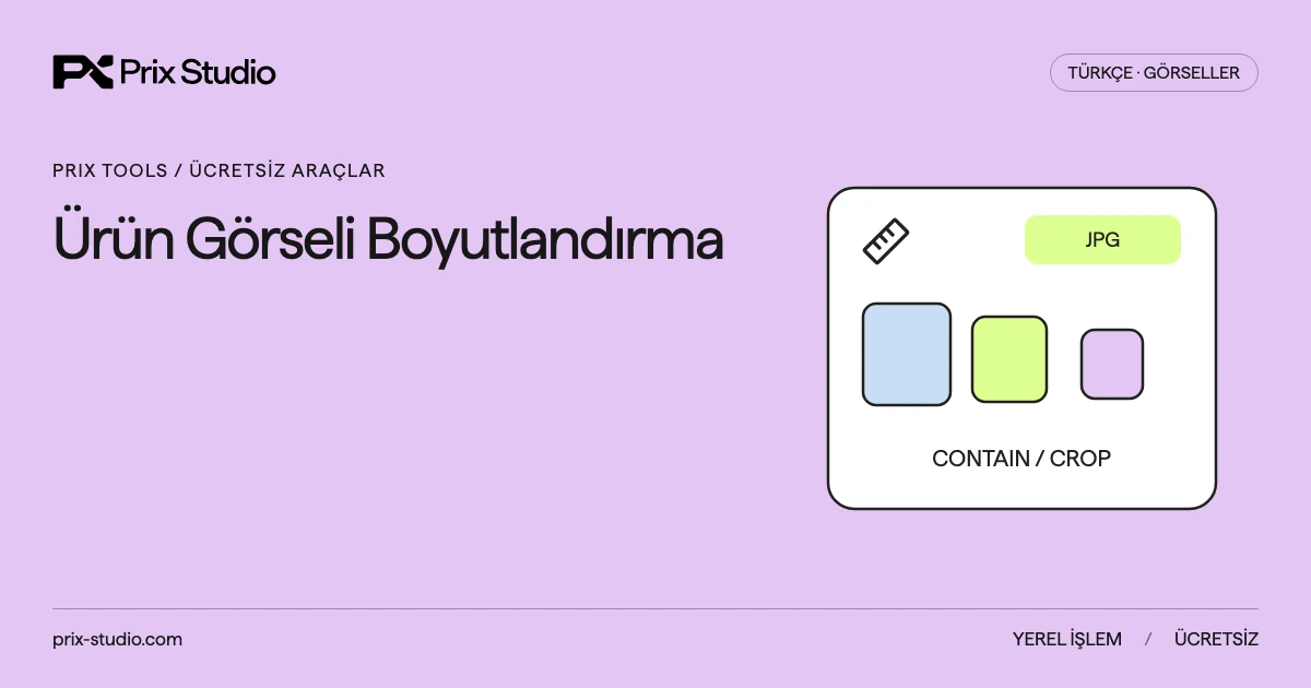Ürün Görseli Boyutlandırma