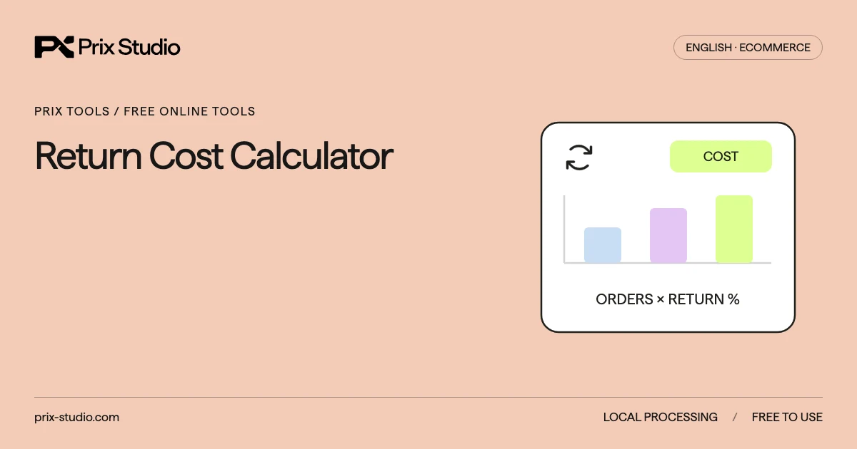 Return Cost Calculator