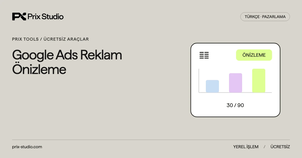 Google Ads Reklam Önizleme