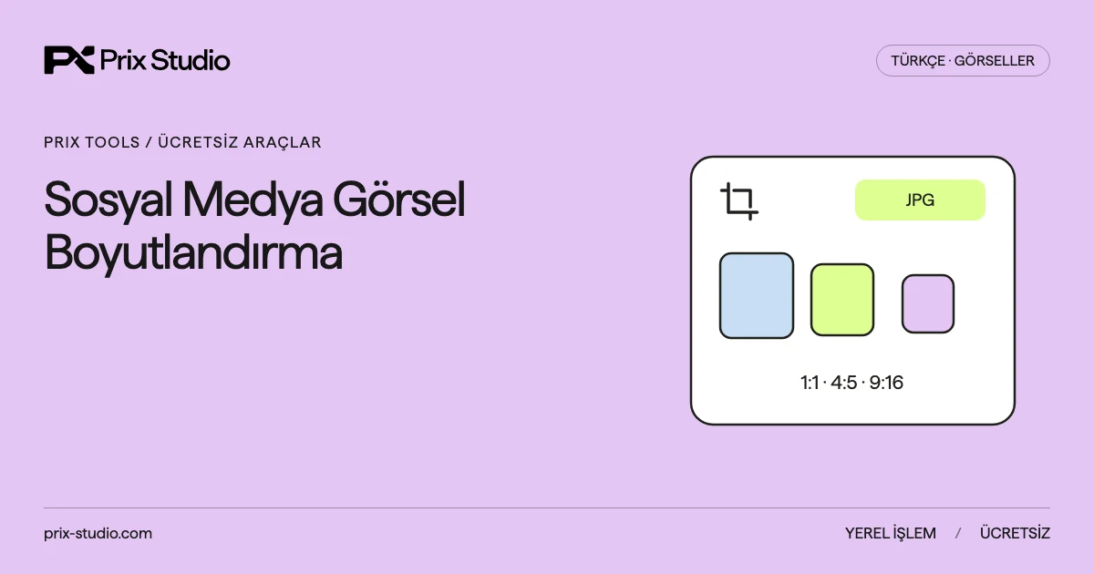 Sosyal Medya Görsel Boyutlandırma